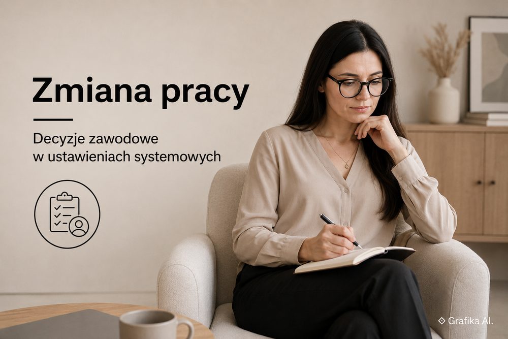 Zmiana pracy i decyzje zawodowe w ustawieniach systemowych